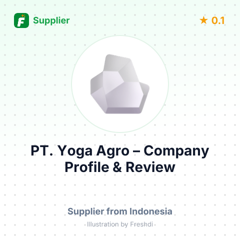 PT. Yoga Agro – summary card, no photo uploaded yet