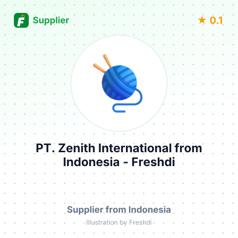 PT. Zenith International  – summary card, no photo uploaded yet