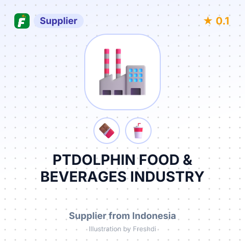 PTDOLPHIN FOOD & BEVERAGES INDUSTRY – summary card, no photo uploaded yet