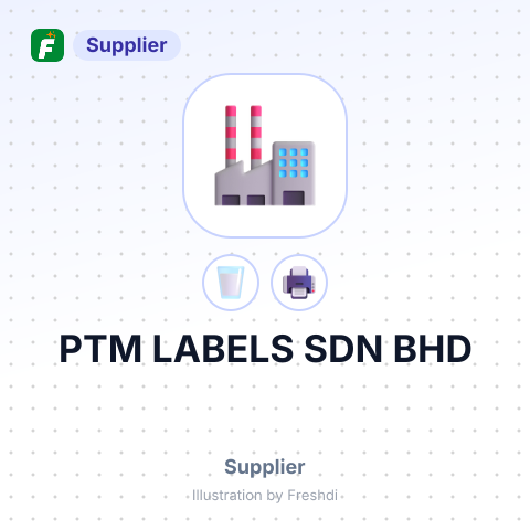 PTM LABELS SDN BHD – summary card, no photo uploaded yet