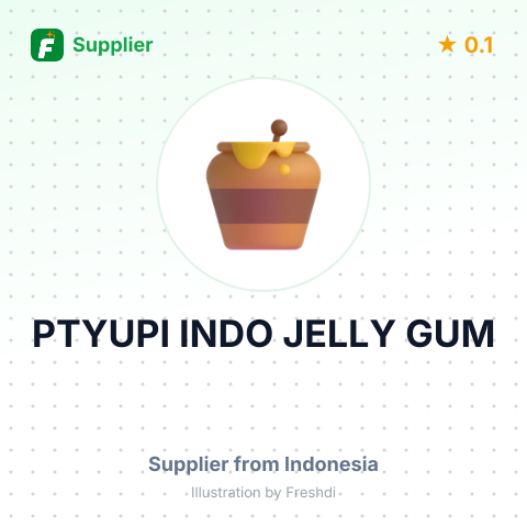 PTYUPI INDO JELLY GUM – summary card, no photo uploaded yet
