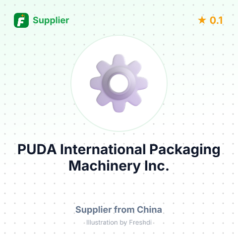 PUDA International Packaging Machinery Inc. – summary card, no photo uploaded yet