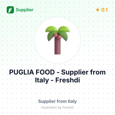 PUGLIA FOOD – summary card, no photo uploaded yet