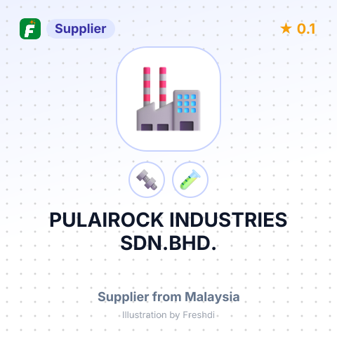 PULAIROCK INDUSTRIES SDN.BHD. – summary card, no photo uploaded yet