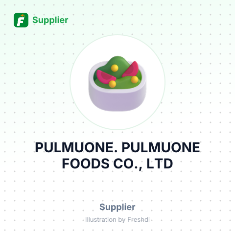 PULMUONE. PULMUONE FOODS CO., LTD – summary card, no photo uploaded yet