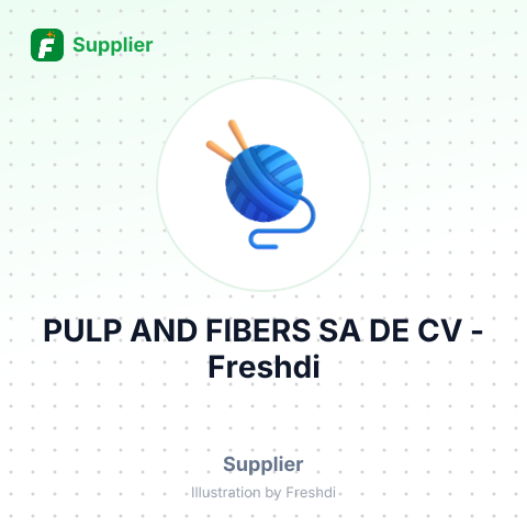 PULP AND FIBERS SA DE CV – summary card, no photo uploaded yet