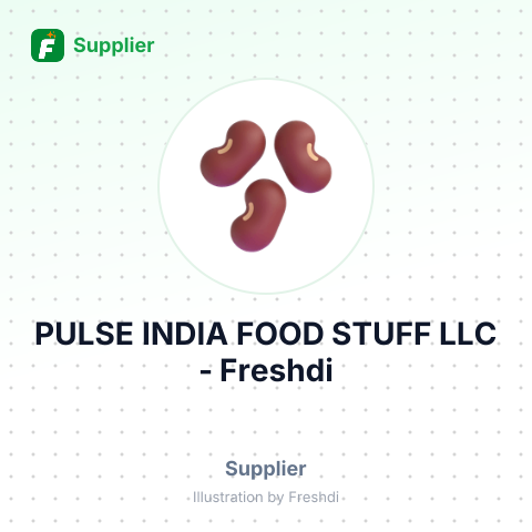 PULSE INDIA FOOD STUFF LLC – summary card, no photo uploaded yet