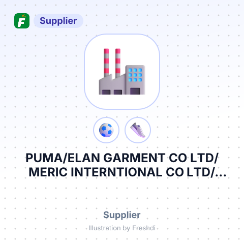 PUMA/ELAN GARMENT CO LTD/MERIC INTERNTIONAL CO LTD/BEST SPRING FOOTWEAR CO LTD – summary card, no photo uploaded yet