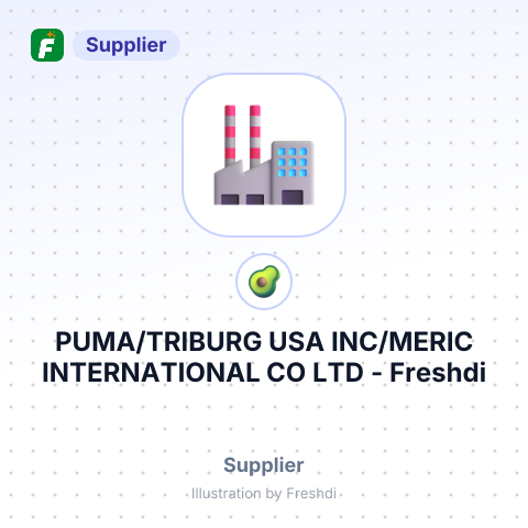 PUMA/TRIBURG USA INC/MERIC INTERNATIONAL CO LTD – summary card, no photo uploaded yet