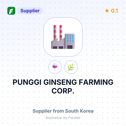 PUNGGI GINSENG FARMING CORP. – summary card, no photo uploaded yet
