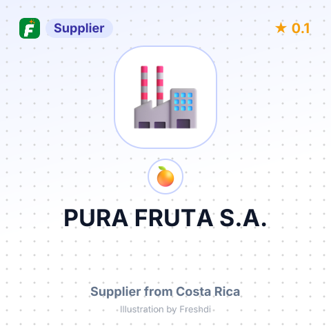 PURA FRUTA S.A. – summary card, no photo uploaded yet