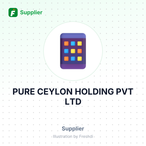 PURE CEYLON HOLDING PVT LTD – summary card, no photo uploaded yet