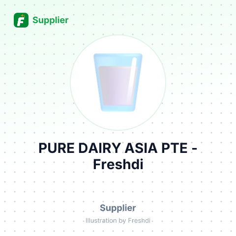 PURE DAIRY ASIA PTE – summary card, no photo uploaded yet
