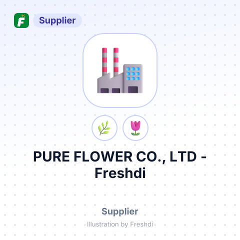 PURE FLOWER CO., LTD – summary card, no photo uploaded yet