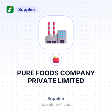 PURE FOODS COMPANY PRIVATE LIMITED – summary card, no photo uploaded yet