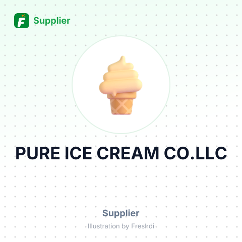 PURE ICE CREAM CO.LLC – summary card, no photo uploaded yet