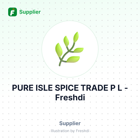 PURE ISLE SPICE TRADE P L – summary card, no photo uploaded yet
