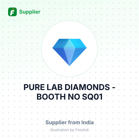 PURE LAB DIAMONDS - BOOTH NO SQ01 – summary card, no photo uploaded yet