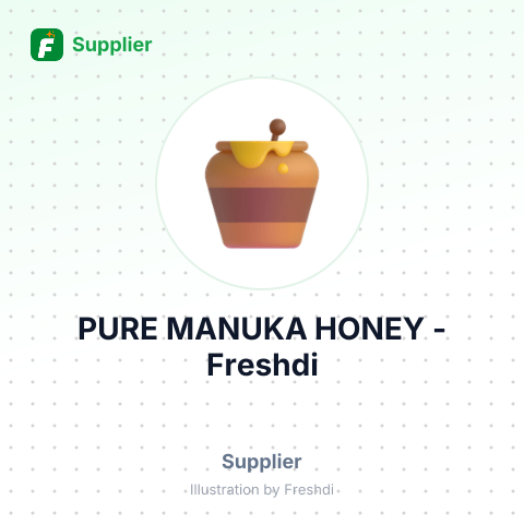 PURE MANUKA HONEY – summary card, no photo uploaded yet