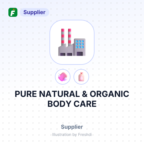 PURE NATURAL & ORGANIC BODY CARE – summary card, no photo uploaded yet