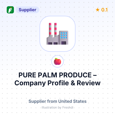 PURE PALM PRODUCE – summary card, no photo uploaded yet