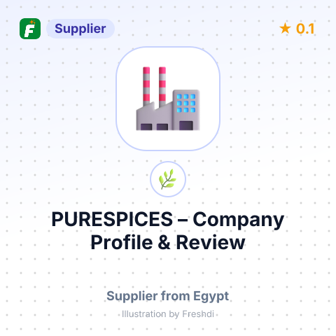 PURESPICES – summary card, no photo uploaded yet
