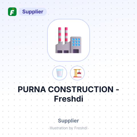 PURNA CONSTRUCTION – summary card, no photo uploaded yet