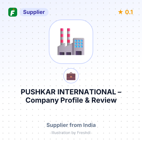 PUSHKAR INTERNATIONAL – summary card, no photo uploaded yet