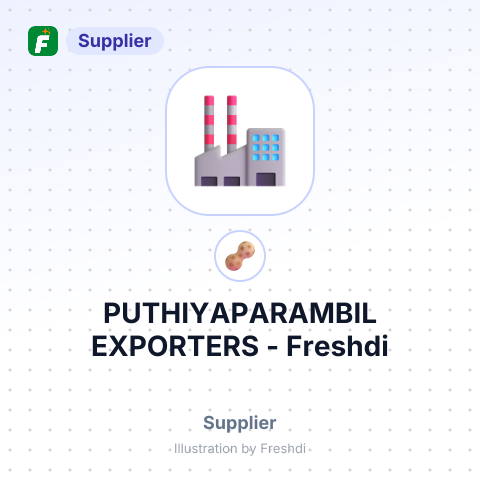 PUTHIYAPARAMBIL EXPORTERS – summary card, no photo uploaded yet