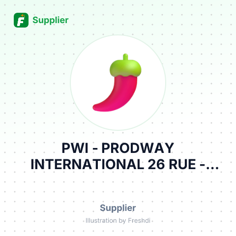 PWI - PRODWAY INTERNATIONAL 26 RUE – summary card, no photo uploaded yet