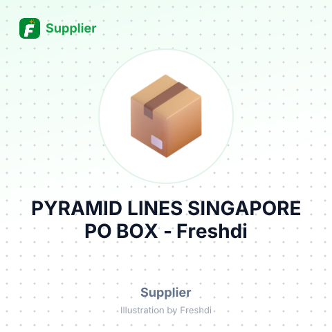 PYRAMID LINES SINGAPORE PO BOX – summary card, no photo uploaded yet