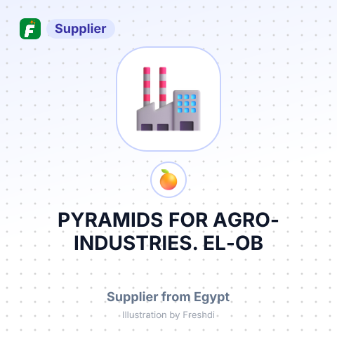 PYRAMIDS FOR AGRO-INDUSTRIES. EL-OB – summary card, no photo uploaded yet