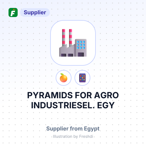 PYRAMIDS FOR AGRO INDUSTRIESEL. EGY – summary card, no photo uploaded yet