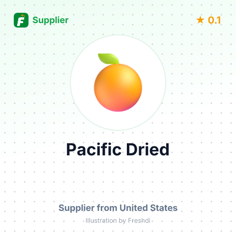 Pacific Dried  – summary card, no photo uploaded yet