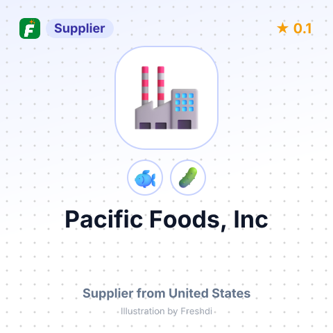 Pacific Foods, Inc  – summary card, no photo uploaded yet
