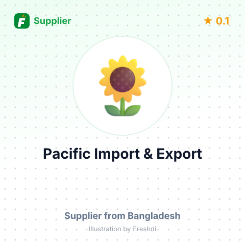 Pacific Import & Export  – summary card, no photo uploaded yet