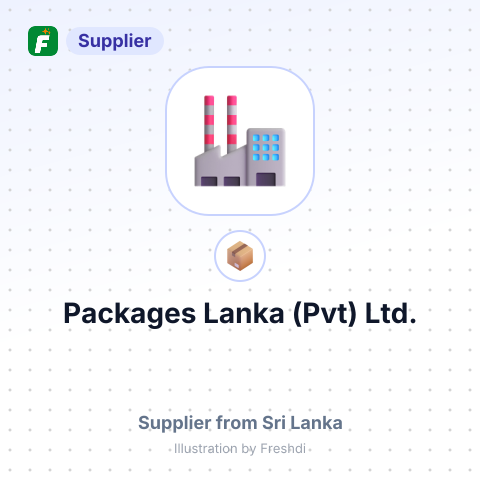 Packages Lanka (Pvt) Ltd. – summary card, no photo uploaded yet