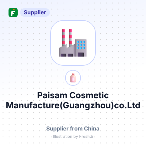 Paisam Cosmetic Manufacture(Guangzhou)co.Ltd – summary card, no photo uploaded yet