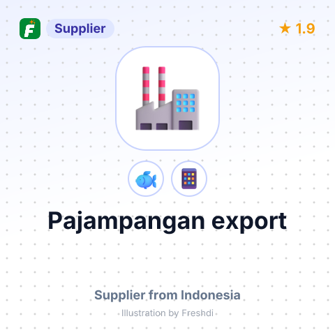 Pajampangan export – summary card, no photo uploaded yet