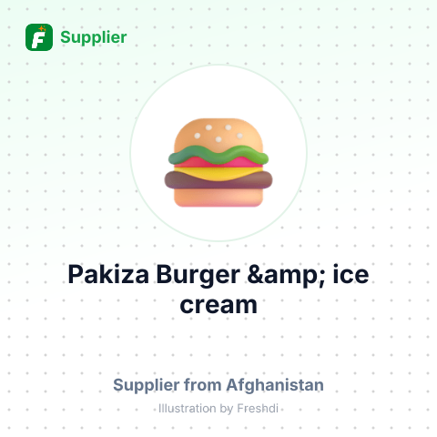 Pakiza Burger &amp; ice cream – summary card, no photo uploaded yet
