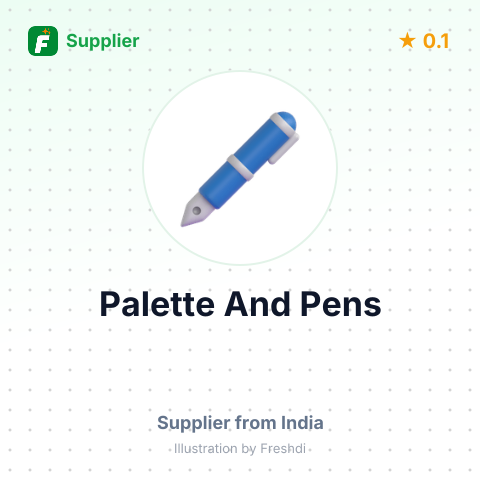 Palette And Pens  – summary card, no photo uploaded yet