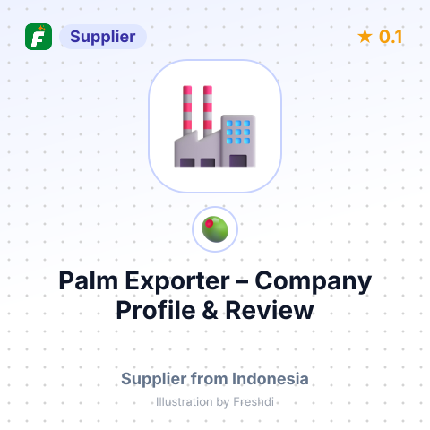 Palm  Exporter – summary card, no photo uploaded yet