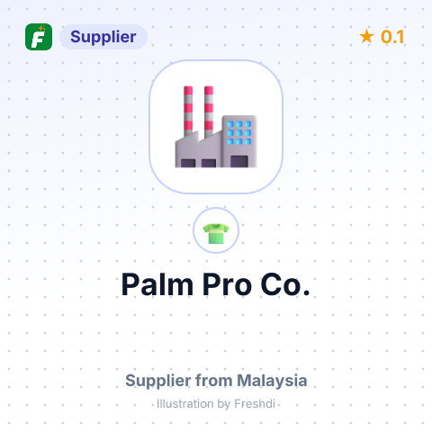 Palm Pro Co. – summary card, no photo uploaded yet