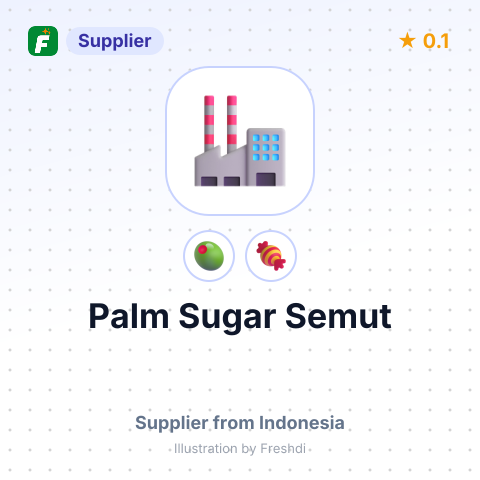 Palm Sugar Semut  – summary card, no photo uploaded yet