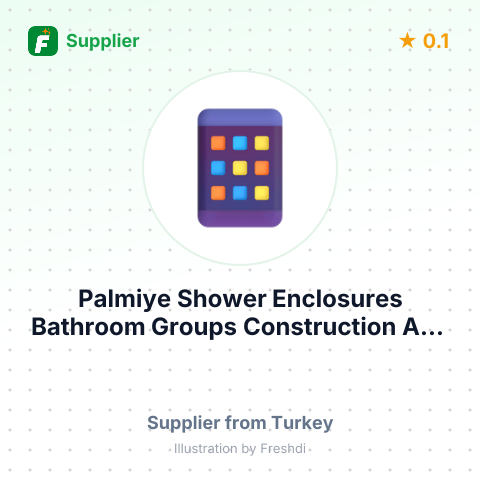 Palmiye Shower Enclosures Bathroom Groups Construction And Tourism Commerce Ltd. – summary card, no photo uploaded yet