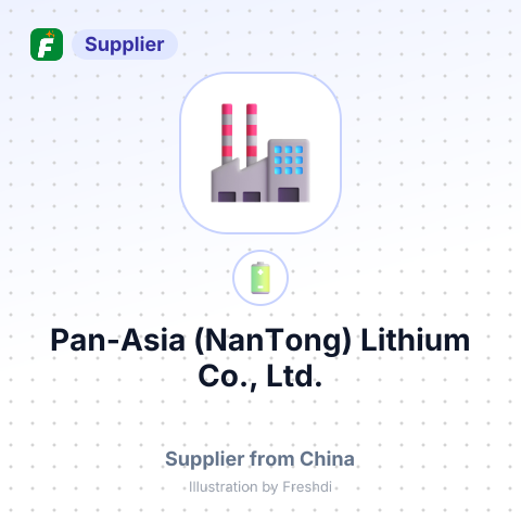 Pan-Asia (NanTong) Lithium Co., Ltd. – summary card, no photo uploaded yet