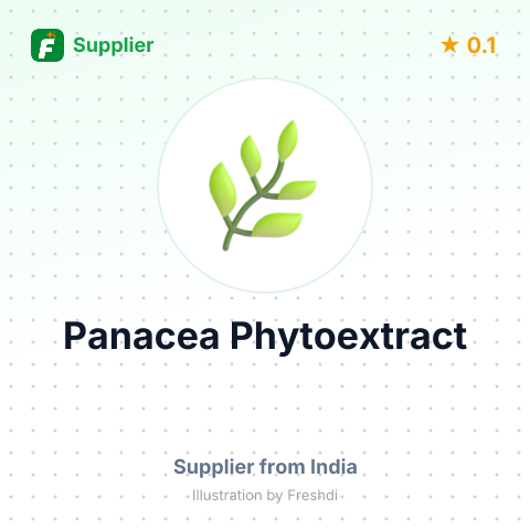 Panacea Phytoextract – summary card, no photo uploaded yet