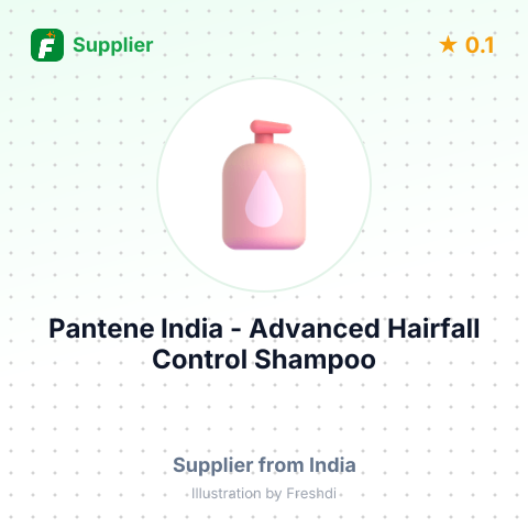 Pantene India - Advanced Hairfall Control Shampoo  – summary card, no photo uploaded yet
