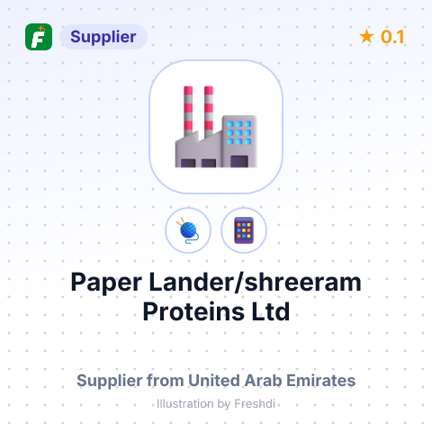 Paper Lander/shreeram Proteins Ltd  – summary card, no photo uploaded yet