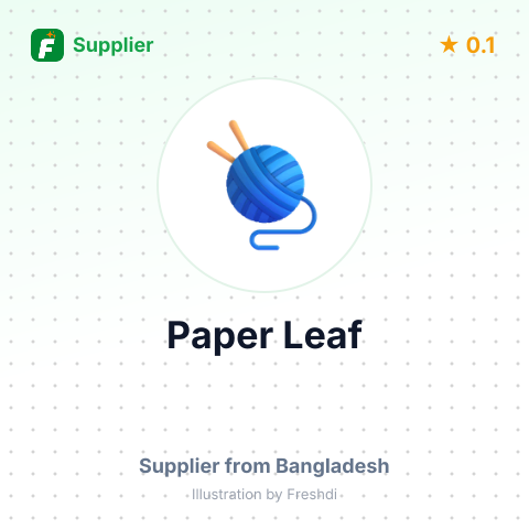 Paper Leaf  – summary card, no photo uploaded yet